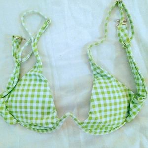 NN Gingham bikini top